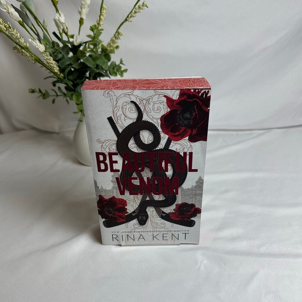 Beautiful Venom Rina Kent Deluxe Sprayed Edges Paperback Dark Hockey Romance